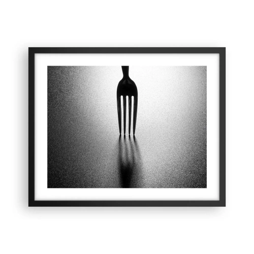 Poszter fehér keretben - Fény és árnyék - 50x40 cm