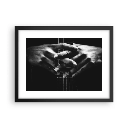 Poszter fehér keretben - Művész imája - 40x30 cm