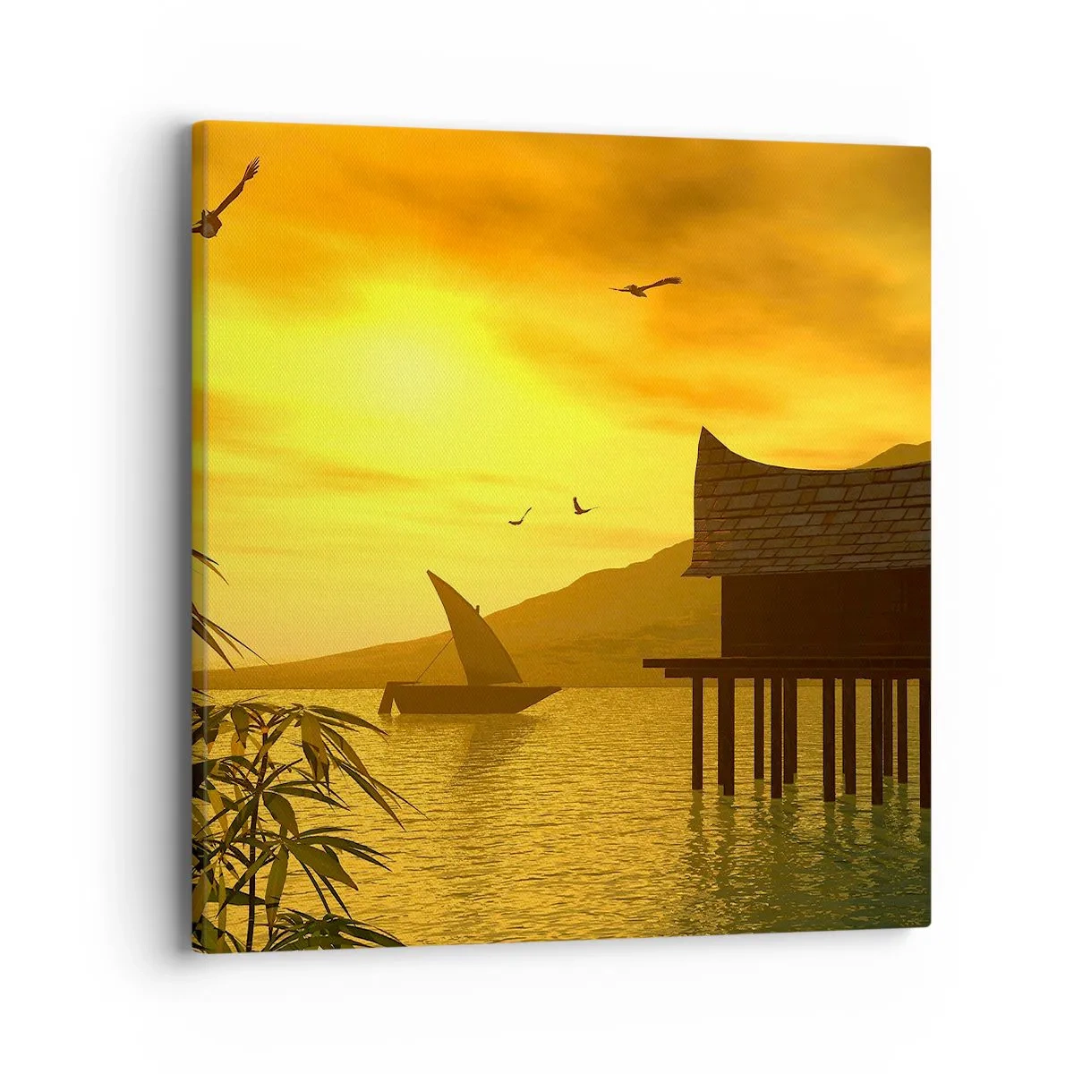 Vászonkép - A vágyott béke - 40x40 cm