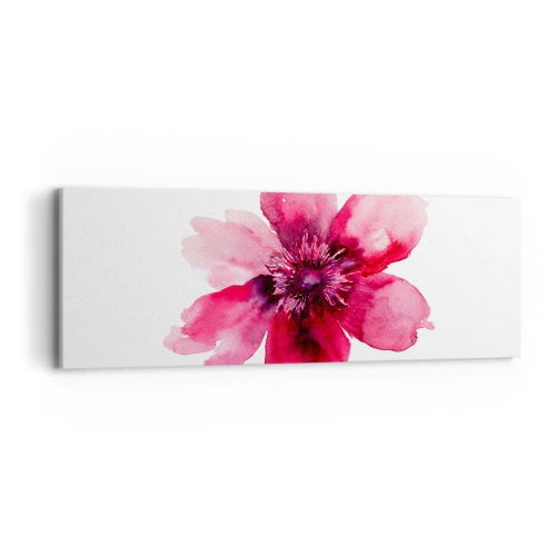 Vászonkép - Kármin illatos csók - 90x30 cm