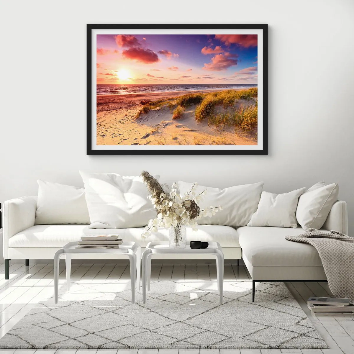 Poszter fehér keretben - Már érződik a nyár a levegőben - 40x30 cm