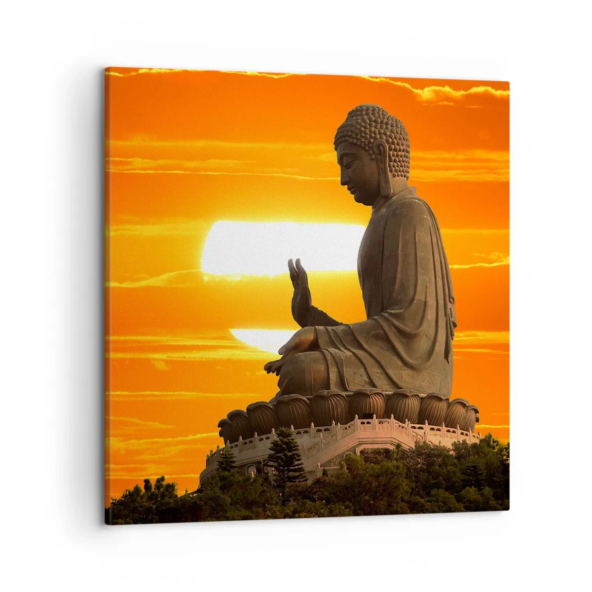 Vászonkép - Félelem nélkül a világtól - 50x50 cm