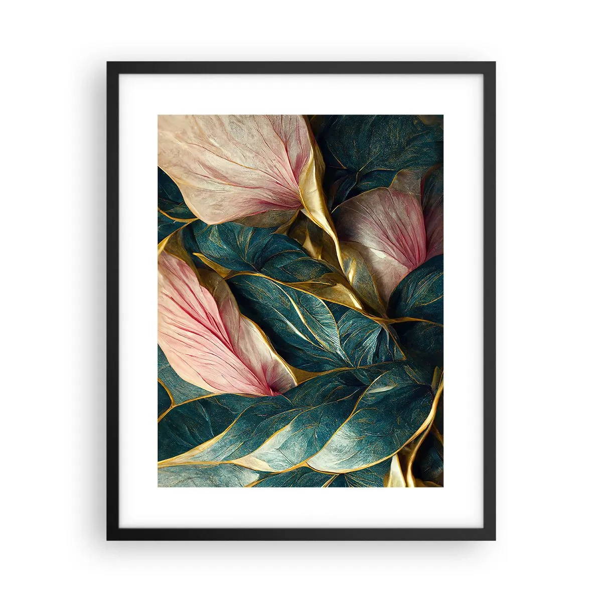 Poszter fehér keretben - Természetes elegancia és stílus - 40x50 cm