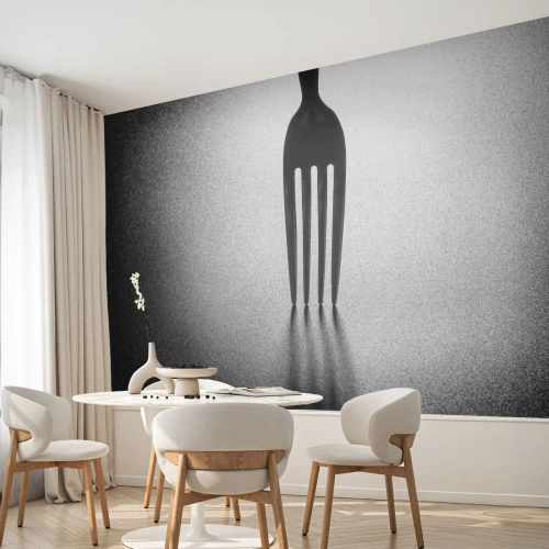 Fotótapéta Standard Eco - Fény és árnyék - Villa, Evőeszköz, Konyha - 300x210 cm