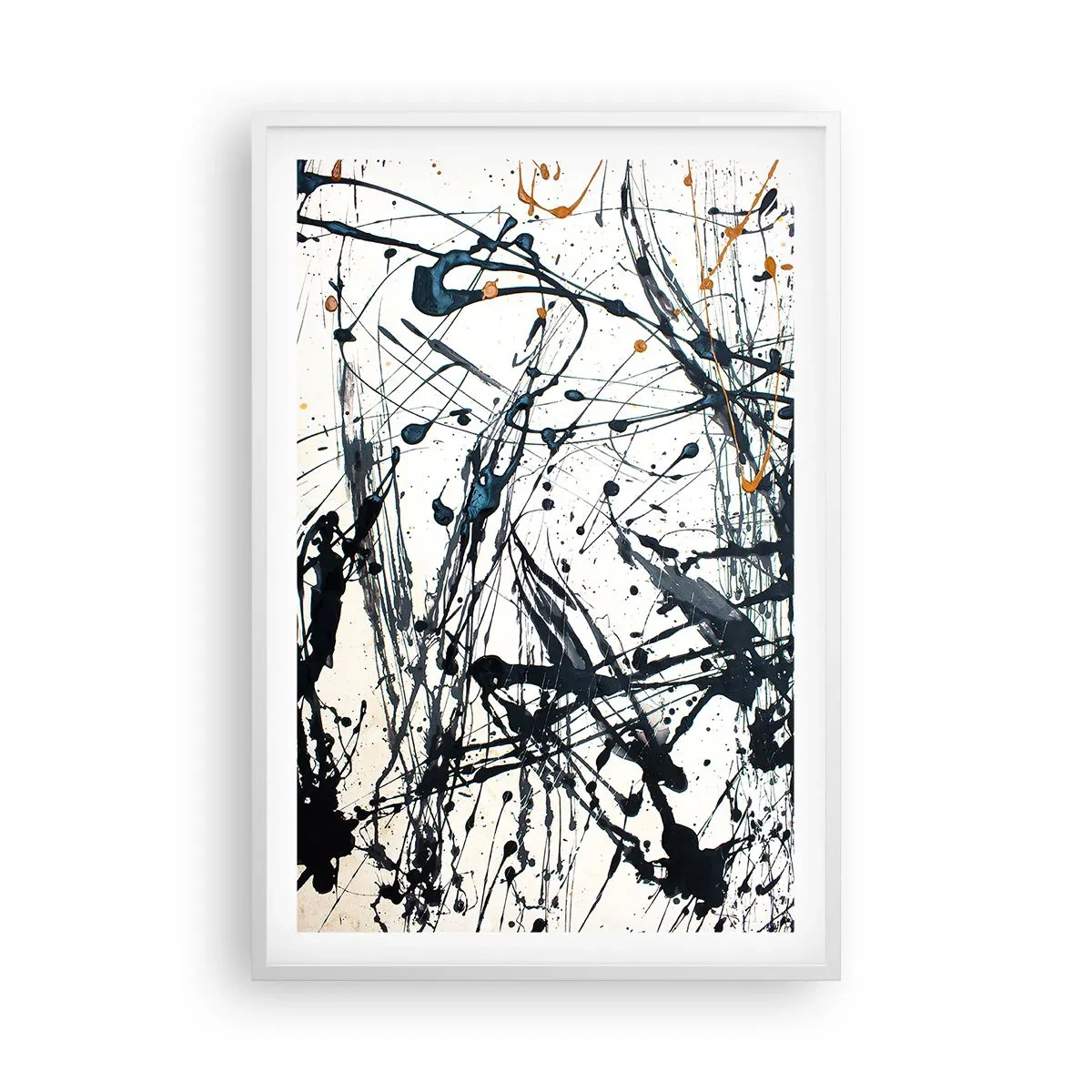 Poszter fekete keretben - Expresszionista absztrakció - 61x91 cm