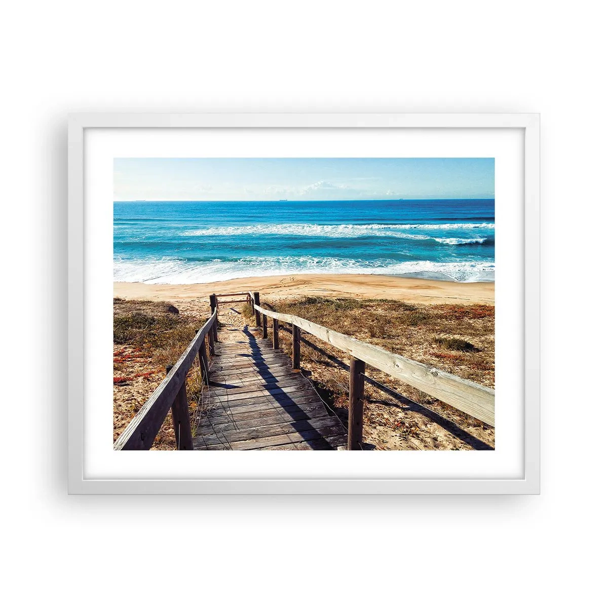 Poszter fekete keretben - Fuss! - 50x40 cm