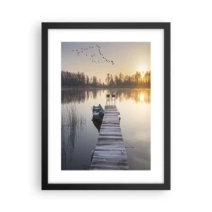 Poszter fehér keretben - Egy kis idő múlva visszajövök - 30x40 cm