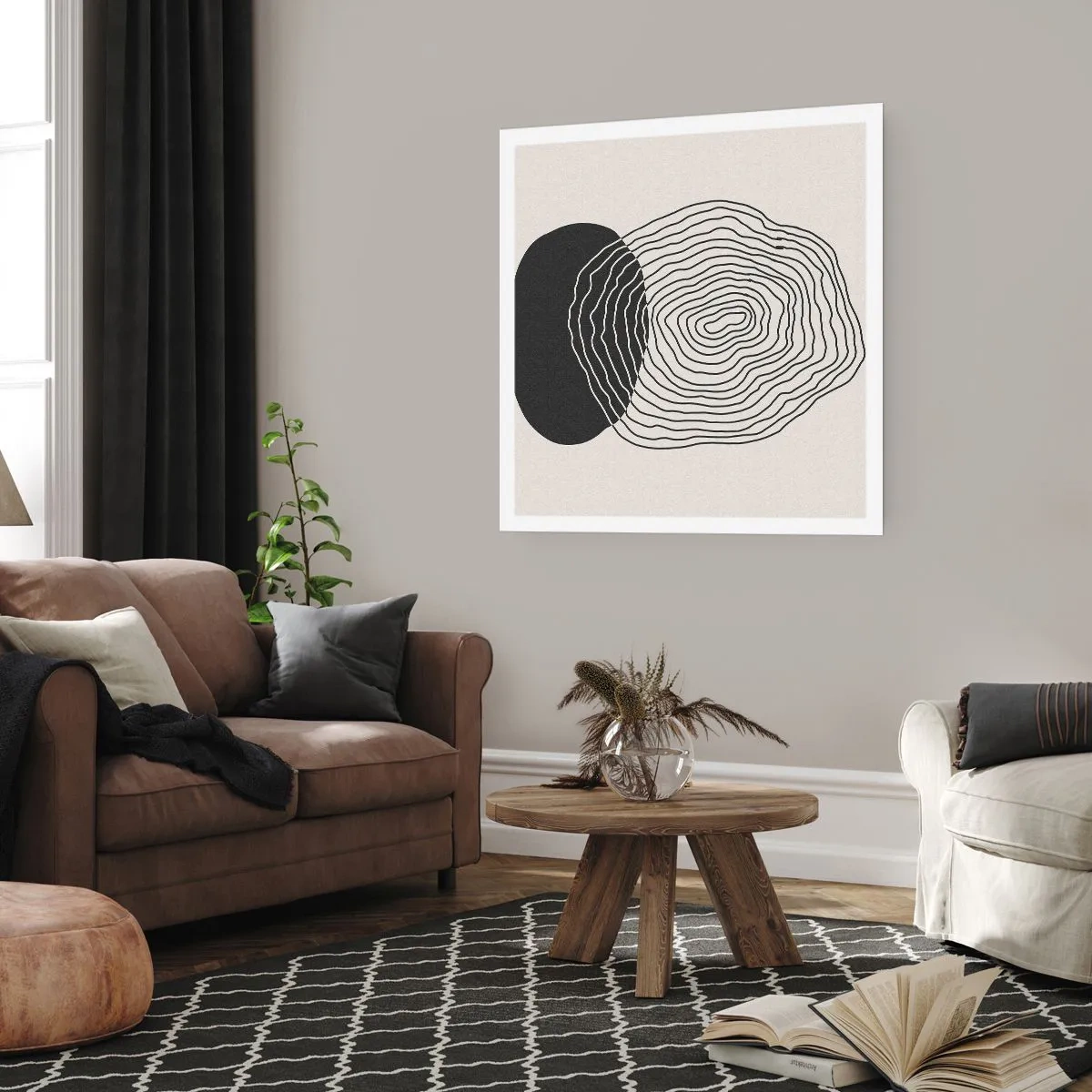 Poszter - Létezés és rángatózás - 60x60 cm
