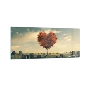 Üveg kép - Még mindig van remény - 100x40 cm