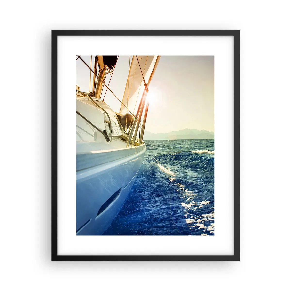 Poszter fehér keretben - A kalandhoz - 40x50 cm