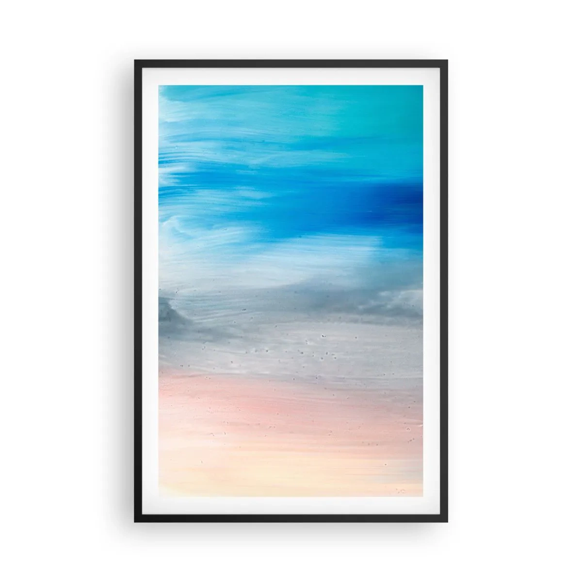 Poszter fehér keretben - Elemek: levegő - 61x91 cm