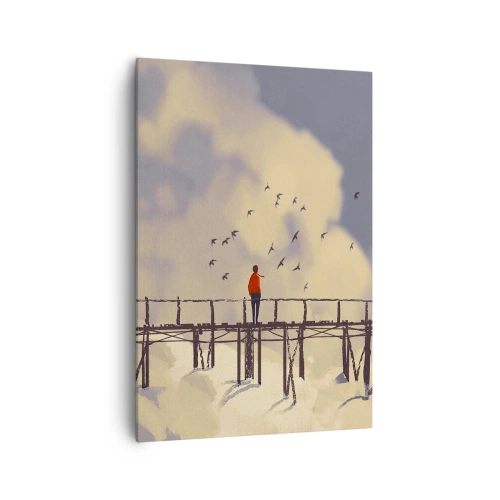 Vászonkép - Kék vágy - 70x100 cm