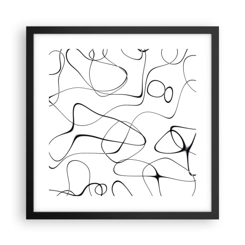 Poszter fehér keretben - Életutak, sorsok - 40x40 cm