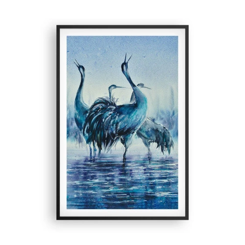 Poszter fehér keretben - Reggeli találkozás - 61x91 cm