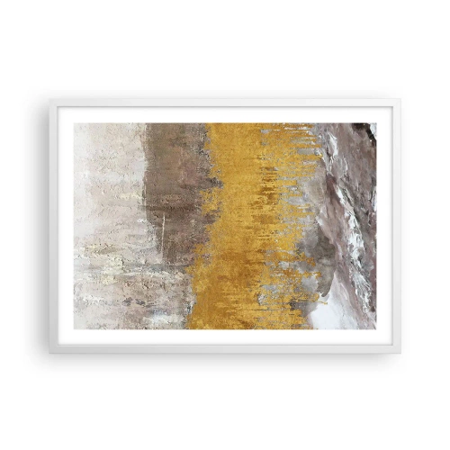 Poszter fekete keretben - Egy aranyszínű fuvallat - 70x50 cm