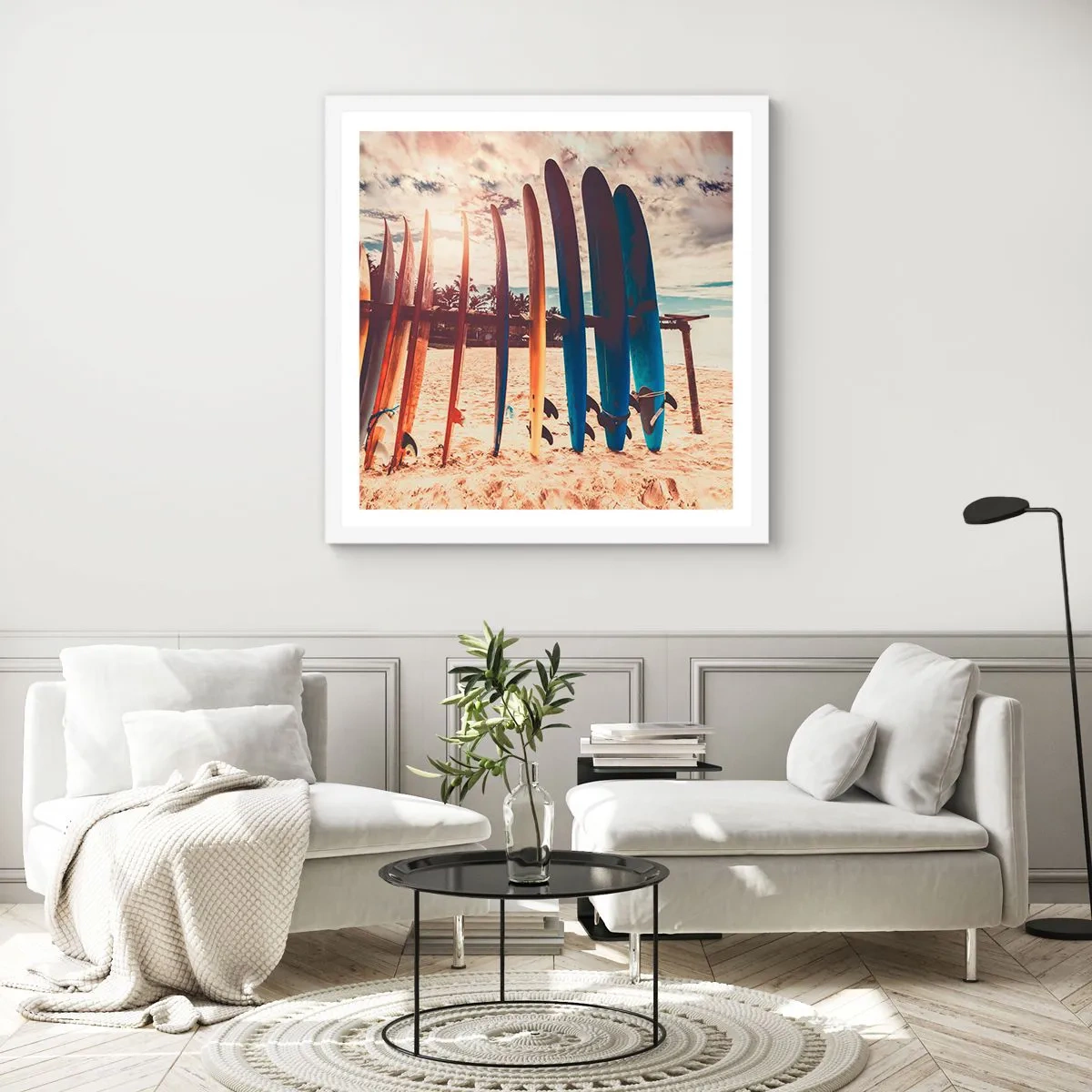 Poszter fekete keretben - Jó éjszakát, holnapig - 50x50 cm