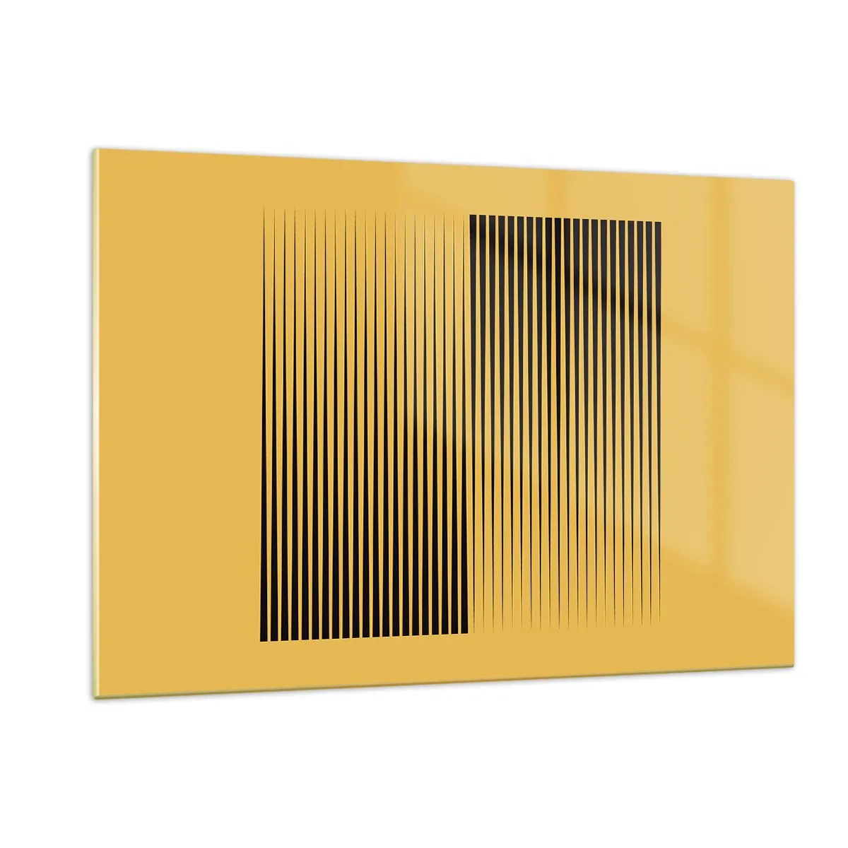 Üveg kép - Az ellentétek négyzete - 120x80 cm