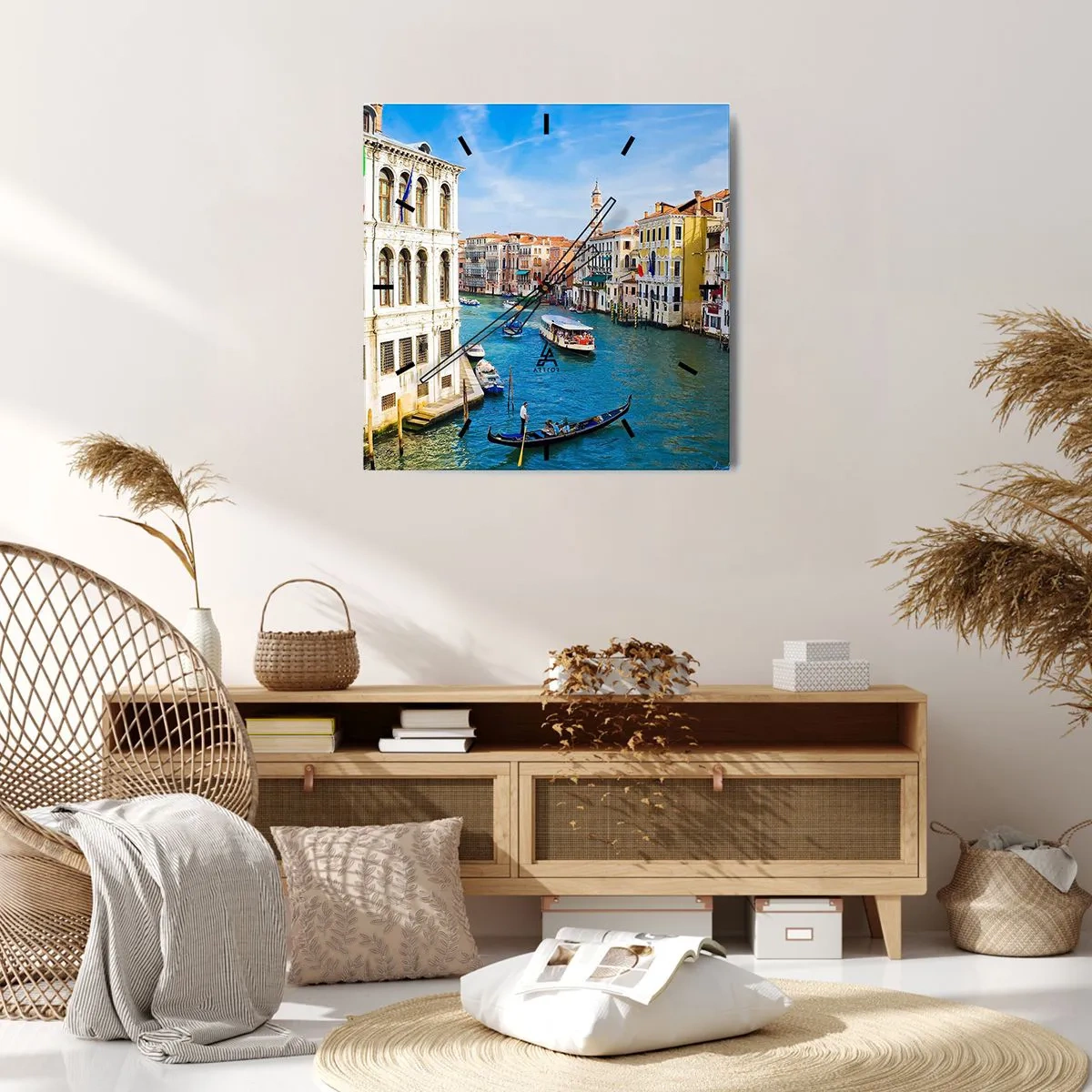 Falióra, Óra - Az egyetlen forgalom a világon - 30x30 cm