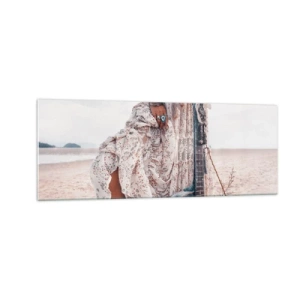 Üveg kép - Hippik az úton - 140x50 cm