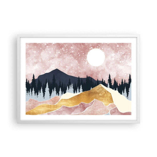 Poszter fekete keretben - Éjjeli őrség - 70x50 cm