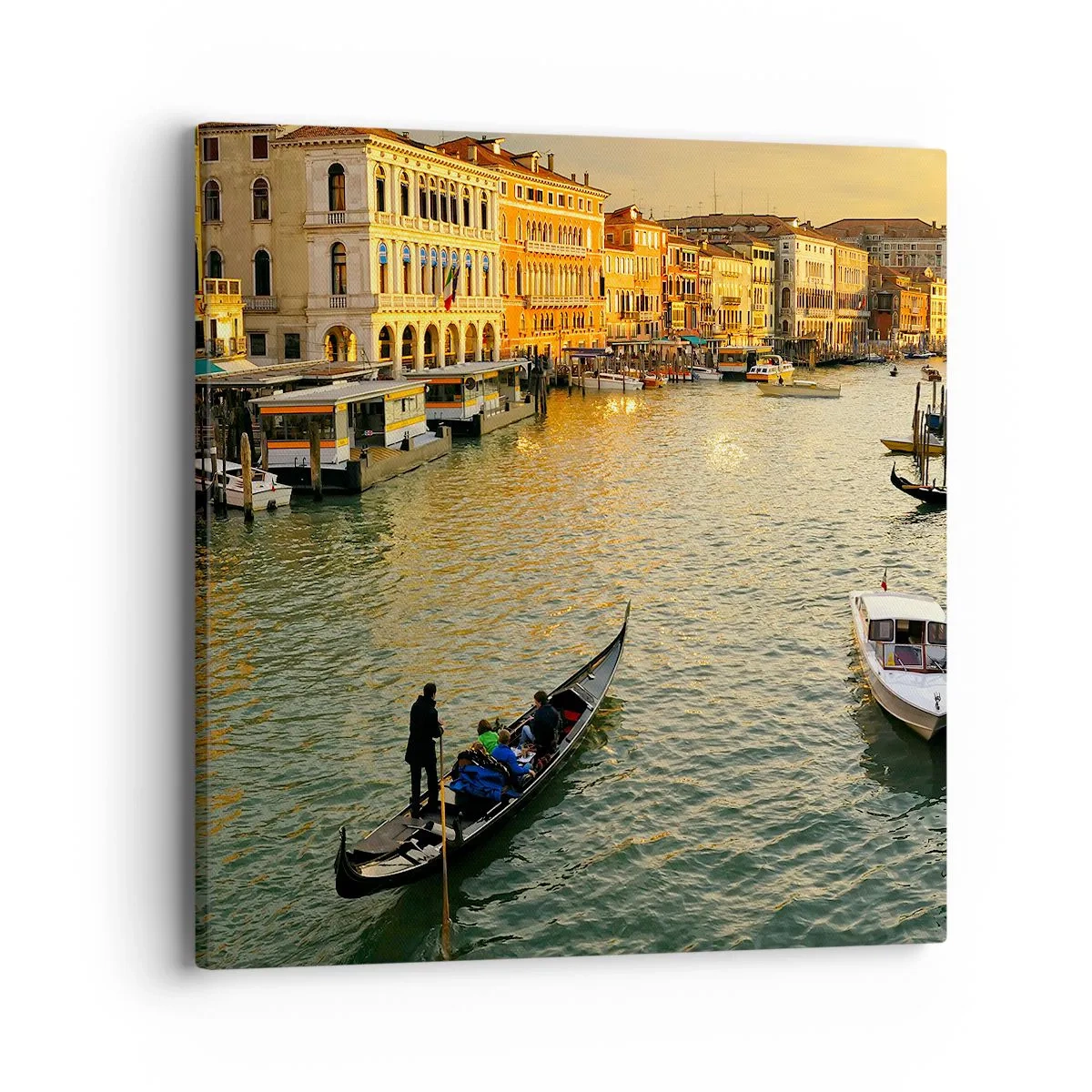 Vászonkép - Az utca napos oldalán - 40x40 cm