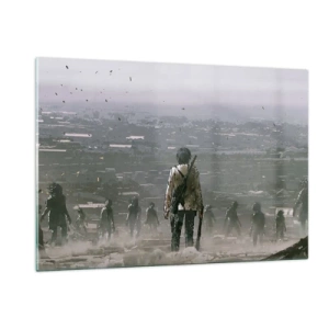 Üveg kép - Utolsó igazságos? - 120x80 cm