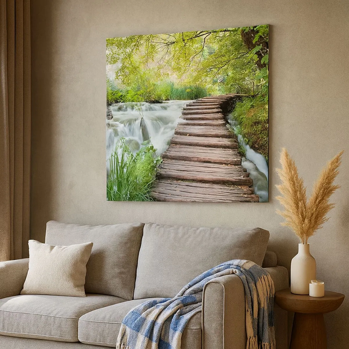 Vászonkép - A víz egyáltalán nem csendes - 30x30 cm