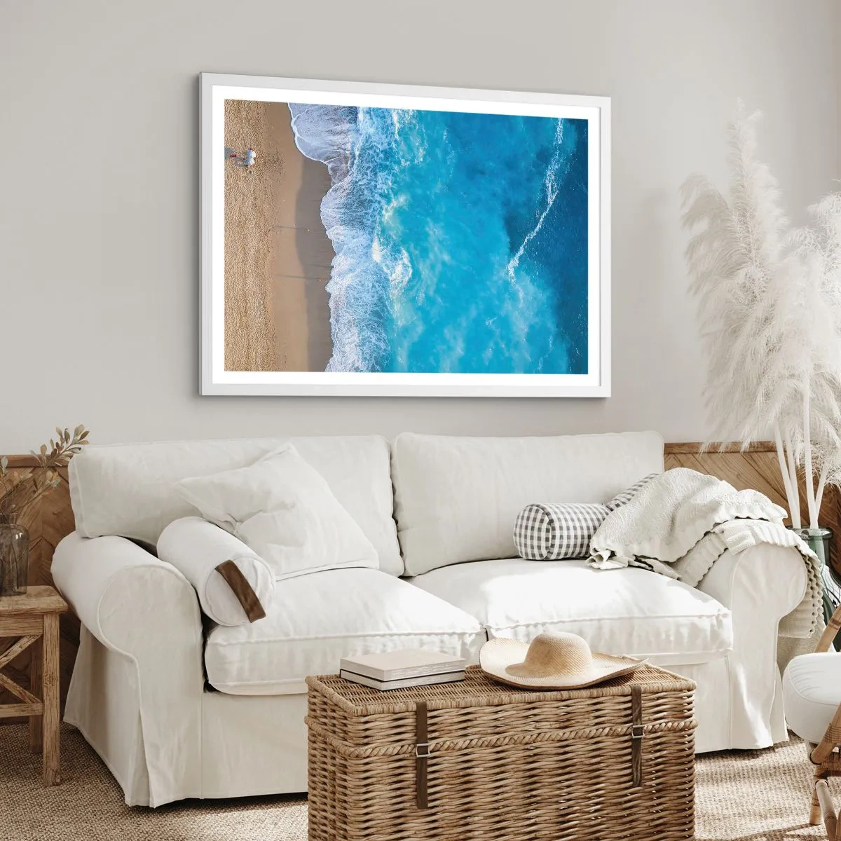 Poszter fekete keretben - A kék ereje - 50x40 cm