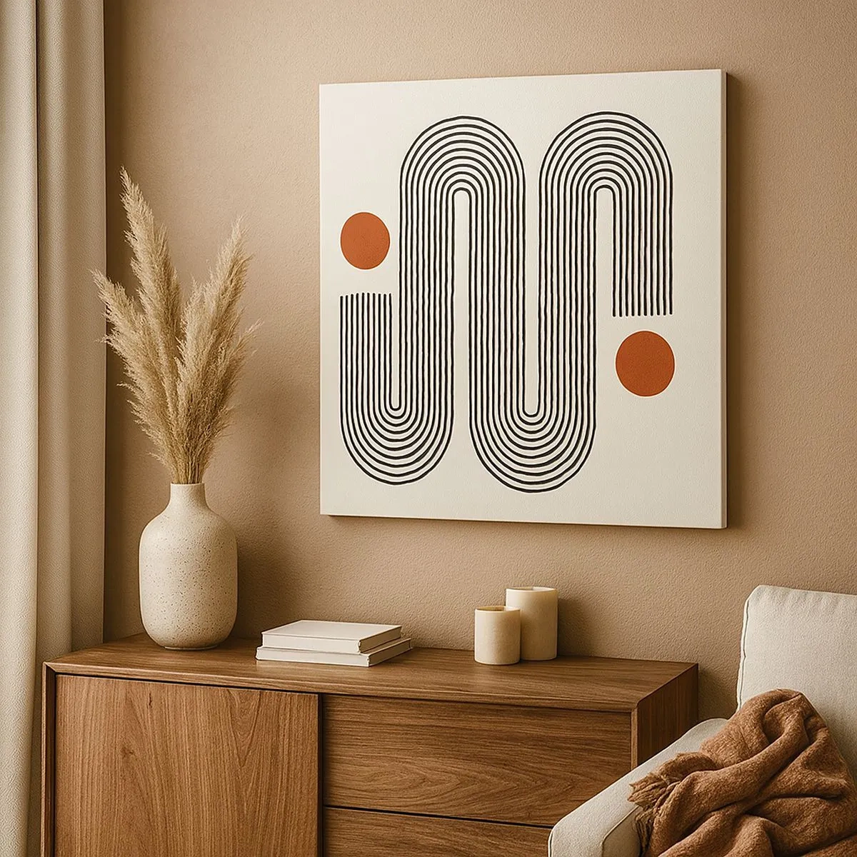 Vászonkép - Elejétől végéig - 30x30 cm