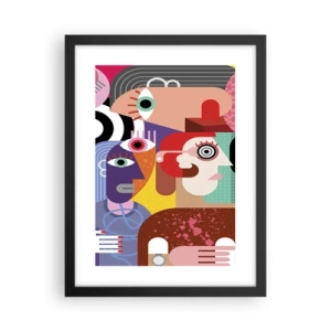 Poszter fehér keretben - Picassó úrtól vagyunk - 30x40 cm
