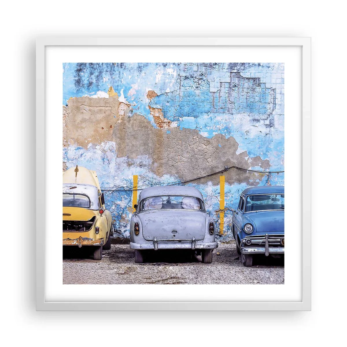 Poszter fekete keretben - Veteránok találkozása - 50x50 cm