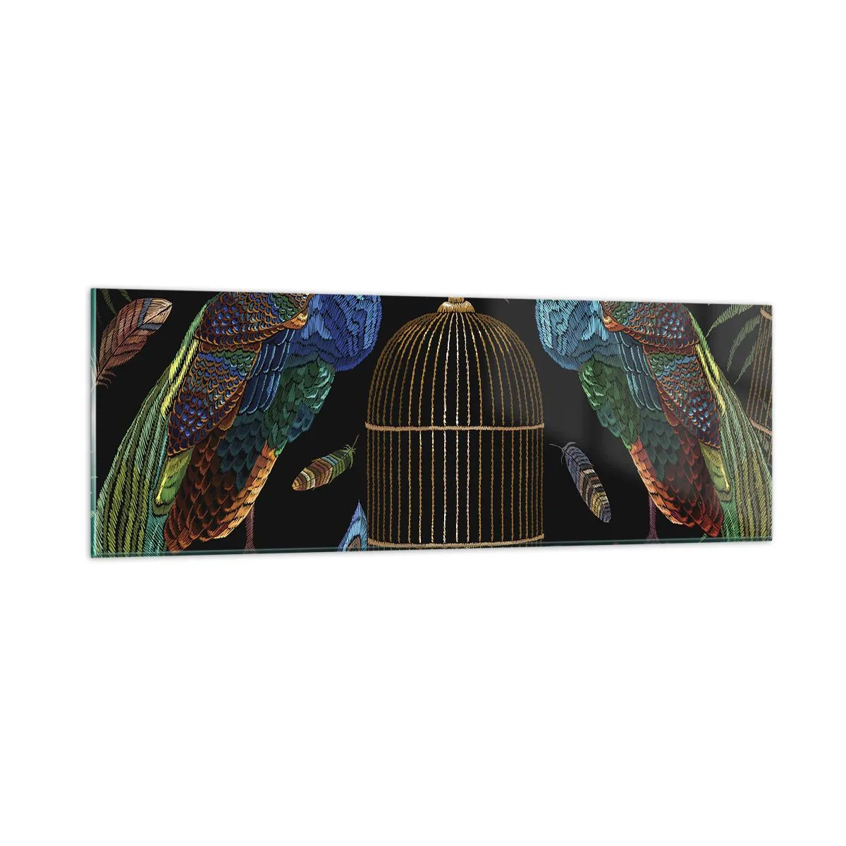 Üveg kép - Királyi köntösben - 90x30 cm