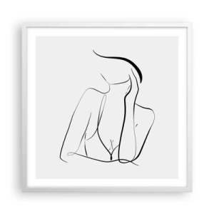 Poszter fekete keretben - Az álmok hullámán - 60x60 cm