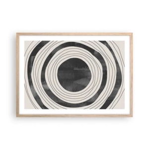 Poszter világos tölgy keretben - A legmélyén - 70x50 cm