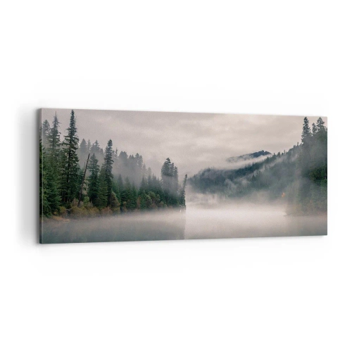 Vászonkép - Ábrándosan, ködben - 100x40 cm