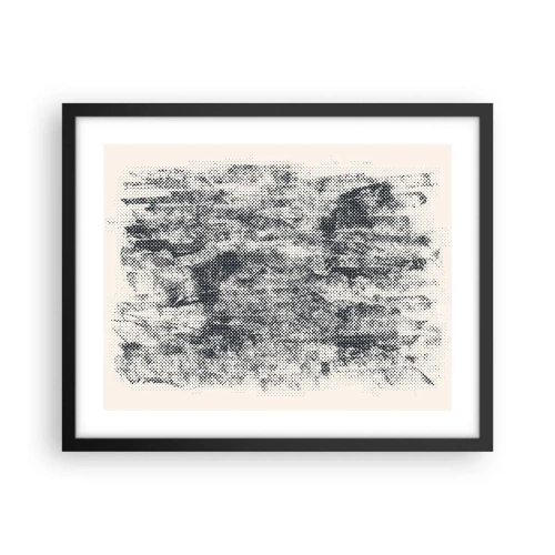 Poszter fehér keretben - Ködös kompozíció - 50x40 cm