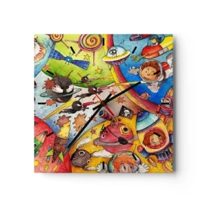 Falióra, Óra - Nagy űrkaland - 40x40 cm