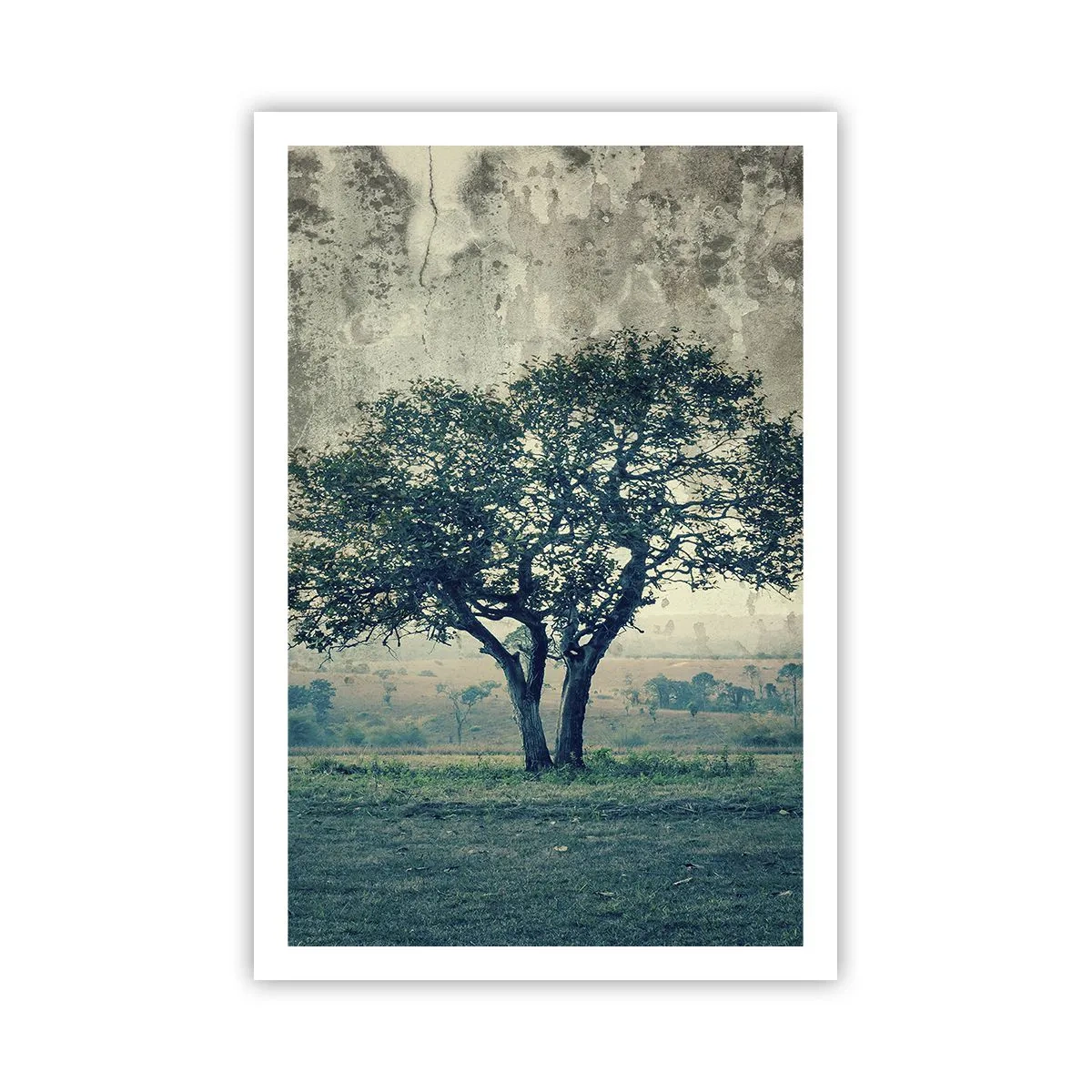Poszter - Almafa a kék mezőn? - 61x91 cm
