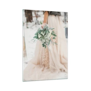 Üveg kép - És boldogan éltek, míg meg nem haltak. - 50x70 cm