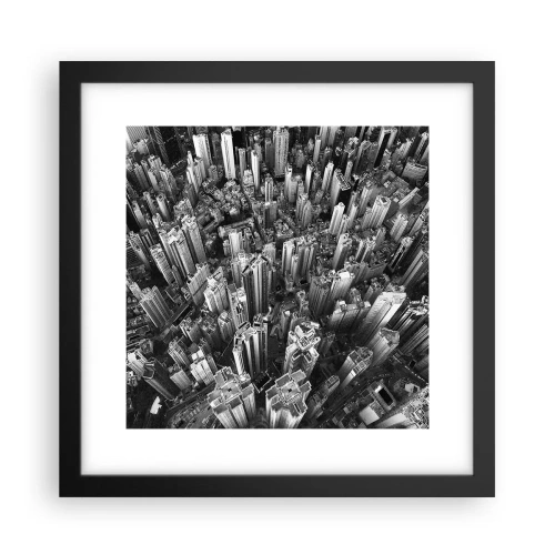 Poszter fehér keretben - Továbbra is feljebb és feljebb - 30x30 cm