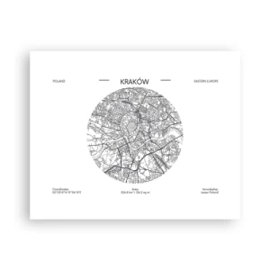 Poszter - Krakkó anatómiája - 50x40 cm