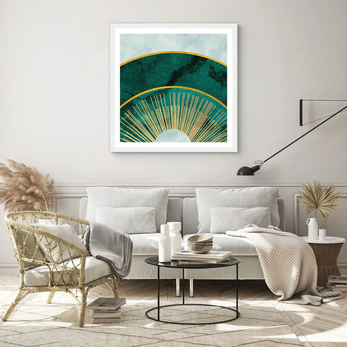 Poszter fekete keretben - Egy másik naprendszer - 60x60 cm