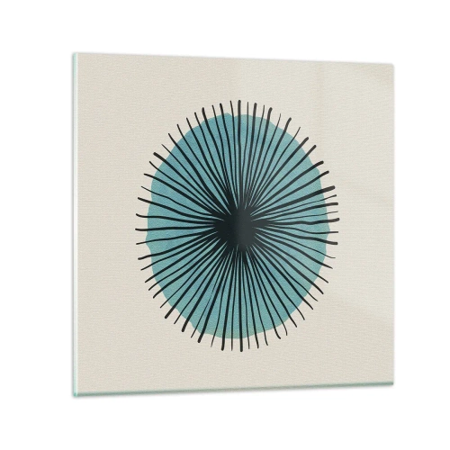 Üveg kép - Ragyogóan a kékben - 70x70 cm