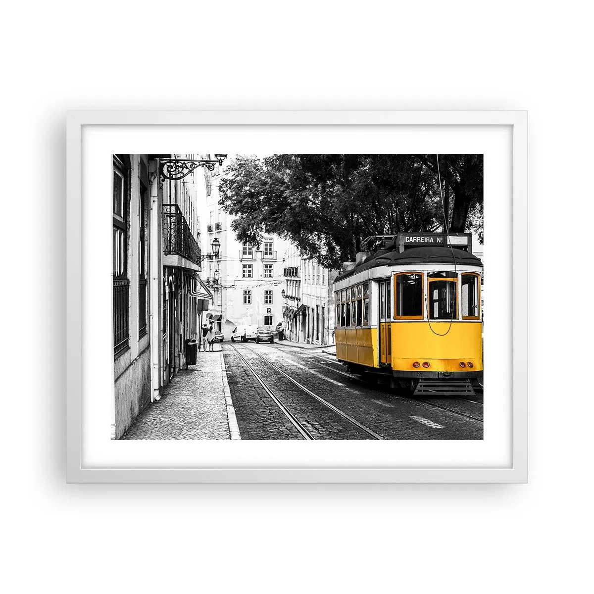 Poszter fekete keretben - És egy fado a háttérben - 50x40 cm