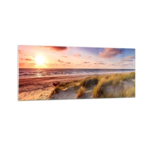 Üveg kép - Már érződik a nyár a levegőben - 100x40 cm