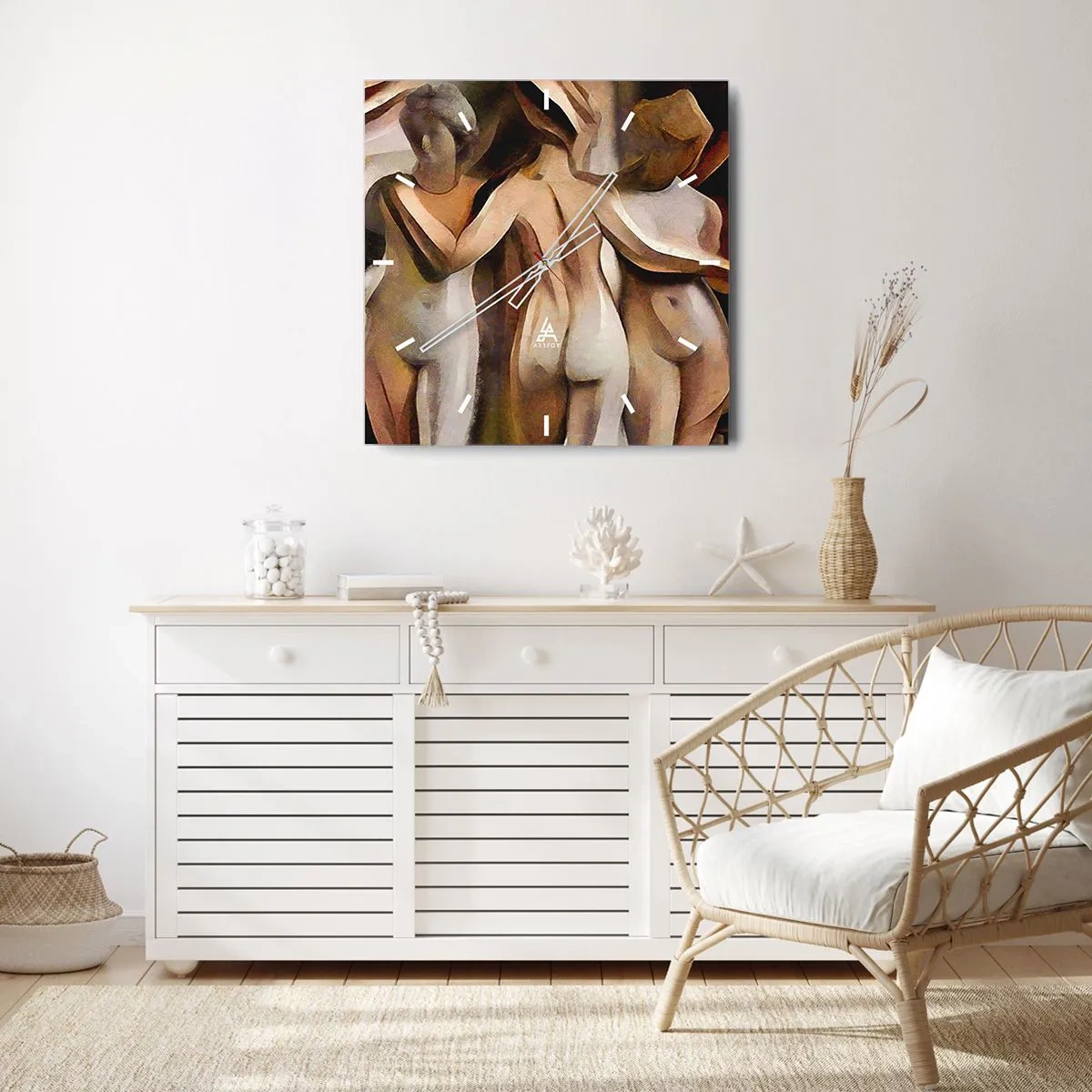 Falióra, Óra - Három Sárm 2.0 - 30x30 cm