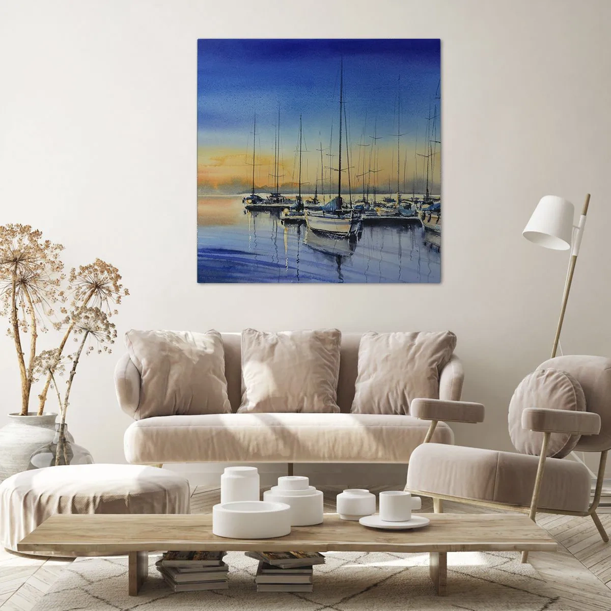 Vászonkép - Egy szép nap vége - 70x70 cm