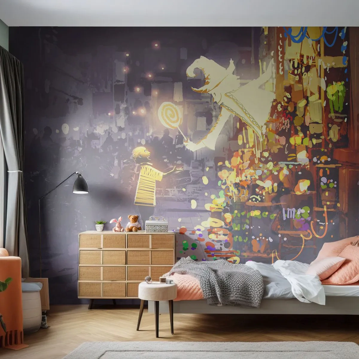 Fotótapéta Premium Sand - A mágia létezik - Absztrakció, Fantázia, Gyerekeknek - 100x70 cm
