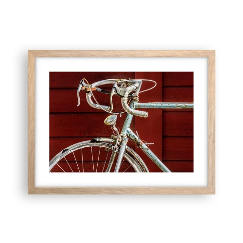 Poszter világos tölgy keretben - Győzelemre teremtve - 40x30 cm