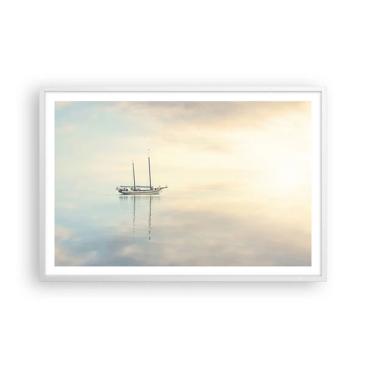 Poszter fekete keretben - A csend tengerében - 91x61 cm